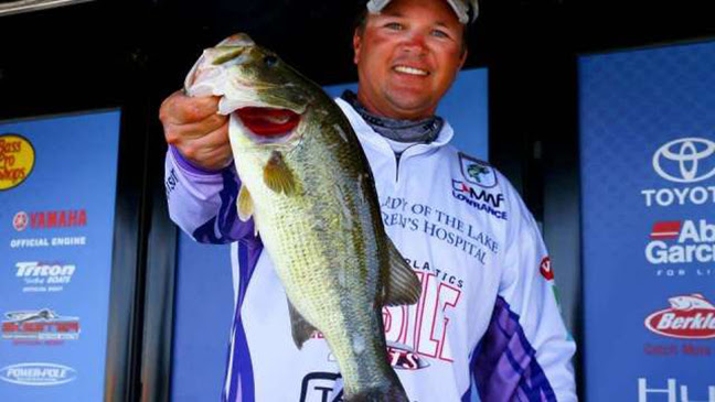 St. Croix pro Derek Hudnall (Photo courtesy of Bassmaster)
